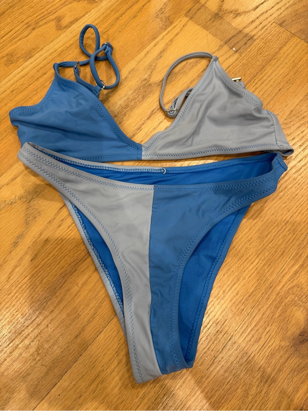Two-Tone Blue/light blue Women’s Swim Bikini